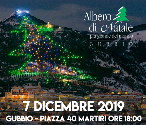 Albero Di Natale Gubbio.Gubbio Cerimonia Di Accensione Albero Di Natale Modifiche Alla Circolazione